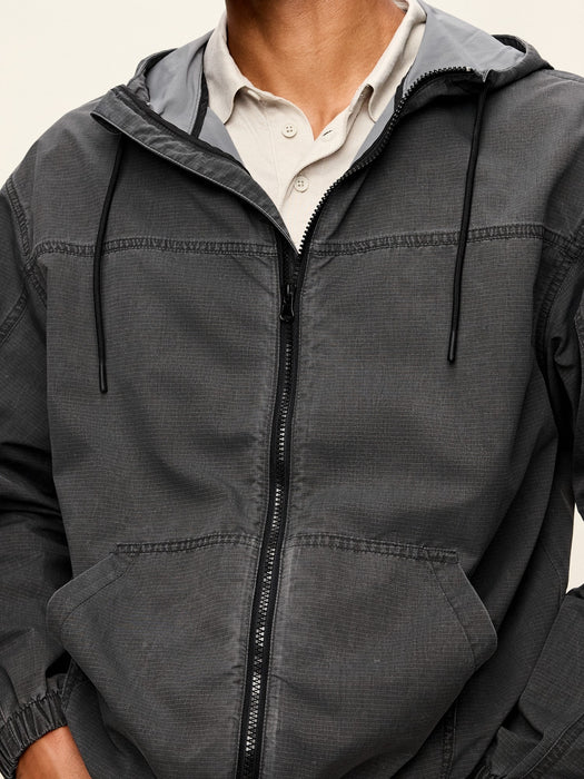 Oversized Washed Utility Jacket