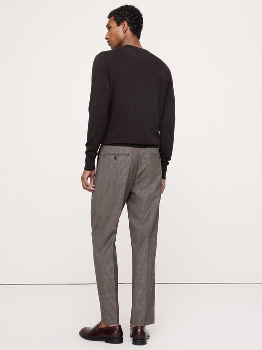 Classic Tapered Twill Dress Pant
