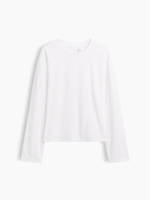 Knit Fitted-Waist T-Shirt