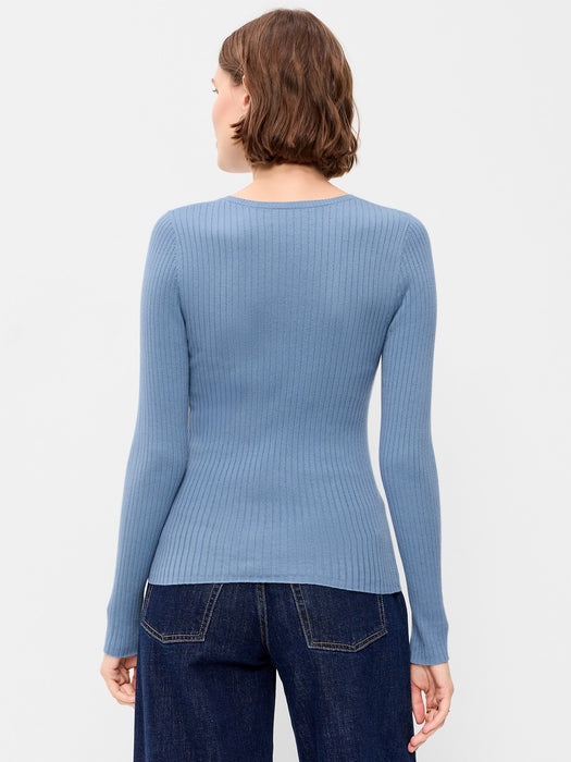 SoSoft Lite Crew-Neck Long-Sleeve Ribbed Sweater