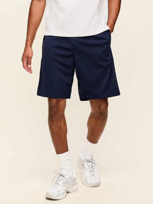 Baggy Mesh Shorts -- 9-inch inseam