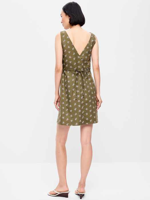 Sleeveless A-Line Mini Dress