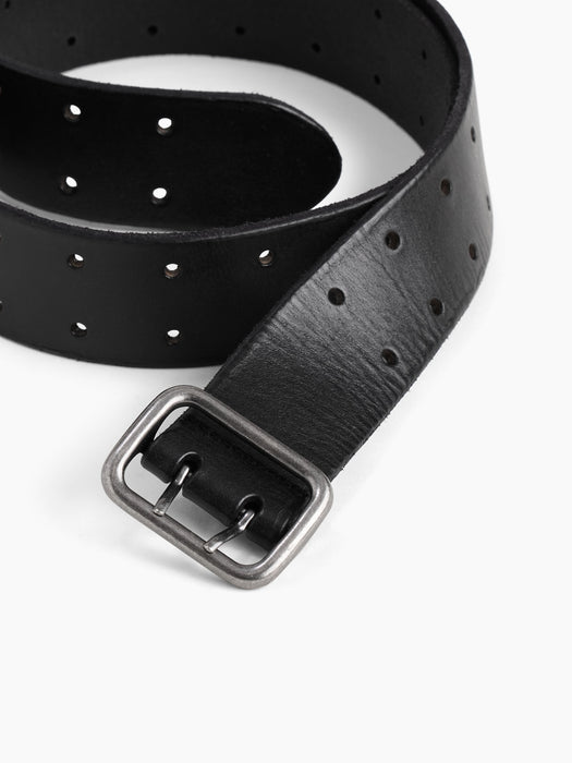 100% Leather Double-Prong Belt