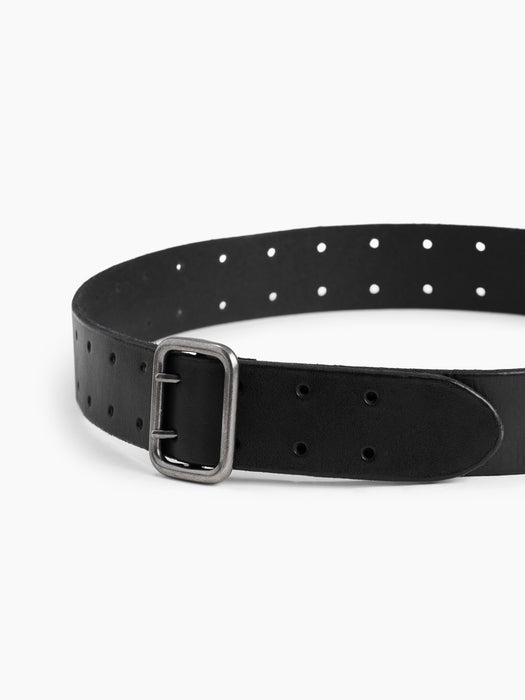 100% Leather Double-Prong Belt