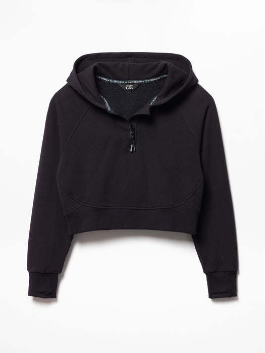 Athleta Girl All Day Half Zip Hoodie