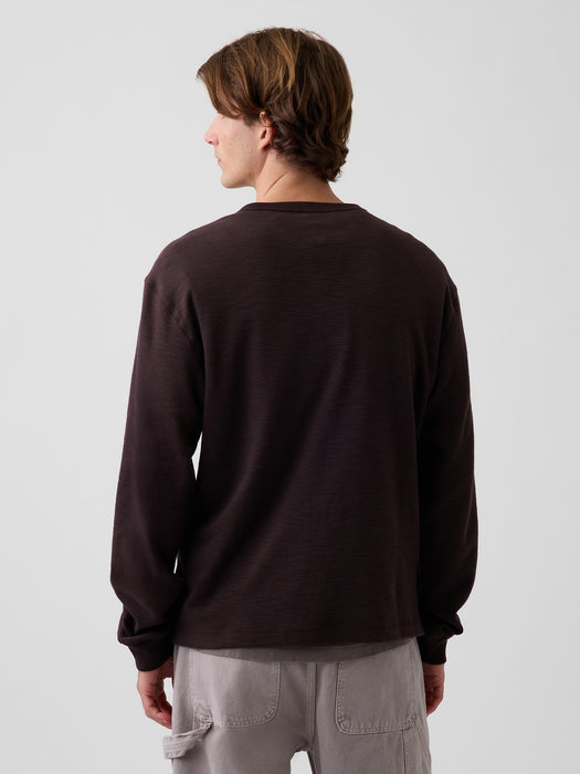 Relaxed Henley T-Shirt