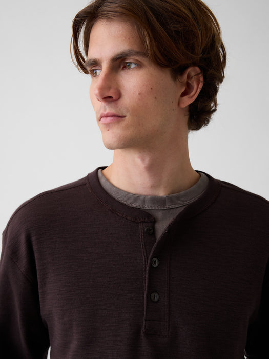 Relaxed Henley T-Shirt
