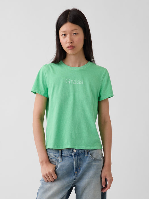 100% Cotton Authentic Shrunken Graphic T-Shirt
