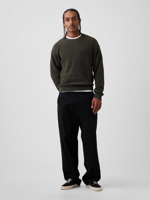 Relaxed Shaker Sweater