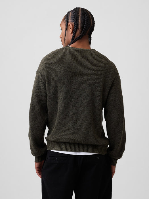 Relaxed Shaker Sweater