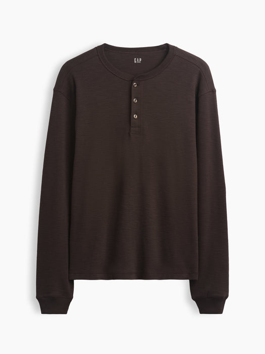 Relaxed Henley T-Shirt