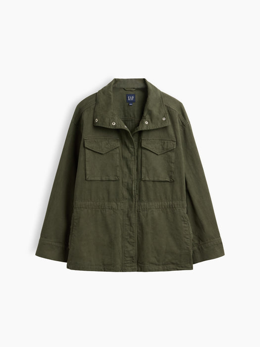 Oversized Utility Swing Jacket