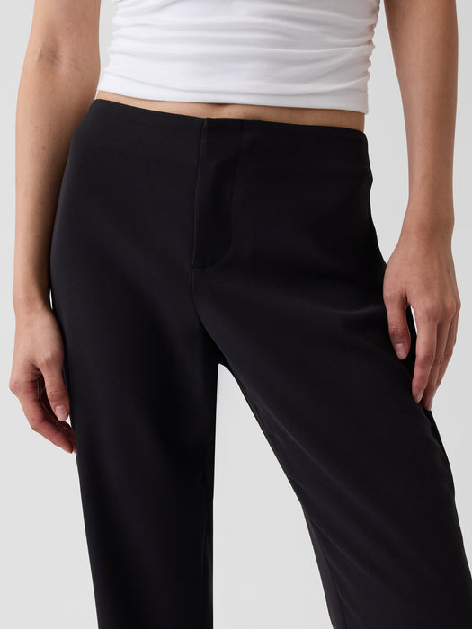 Low Rise Twill Flare Pants