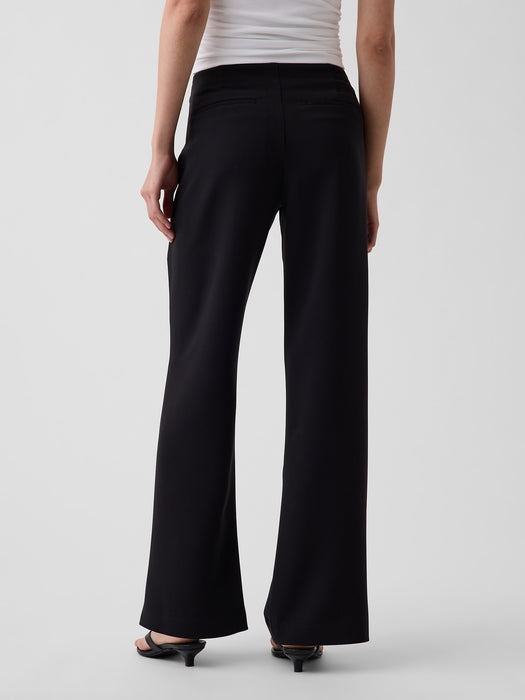Low Rise Twill Flare Pants
