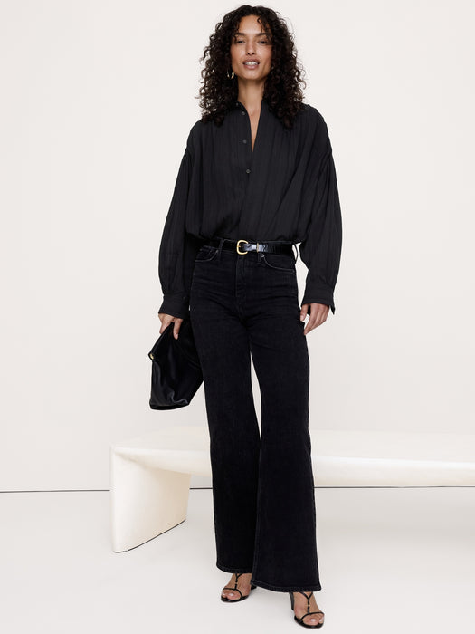 Oversized Textured Shirt