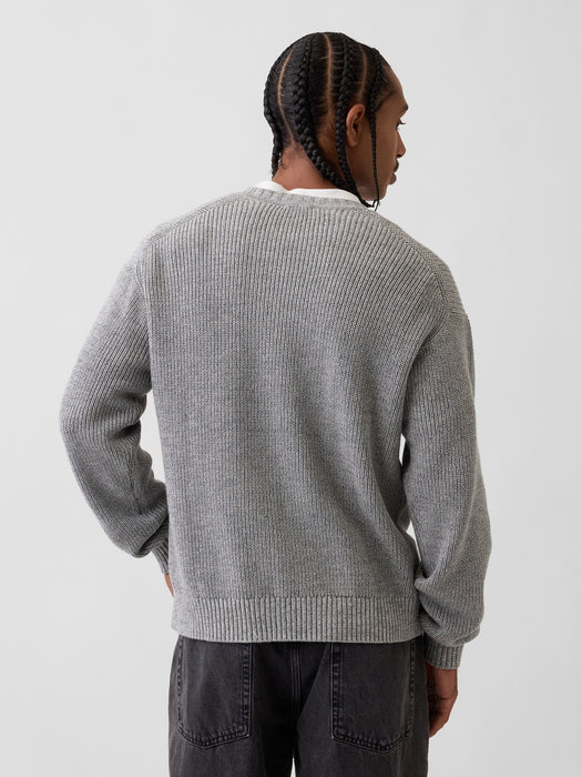 Relaxed Shaker Sweater