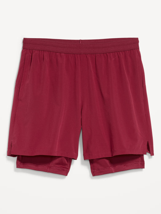 2-In-1 Performance Run Shorts -- 5-inch inseam
