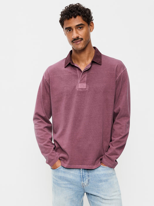 Long-Sleeve Rugby Polo