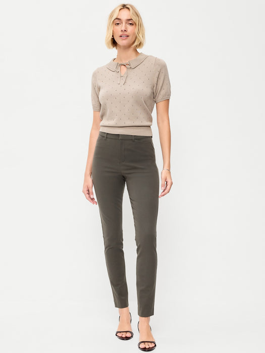 High-Waisted Pixie Skinny Ankle Pants