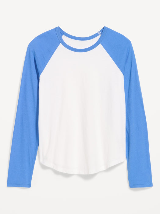 EveryWear Long-Sleeve Raglan Baseball T-Shirt