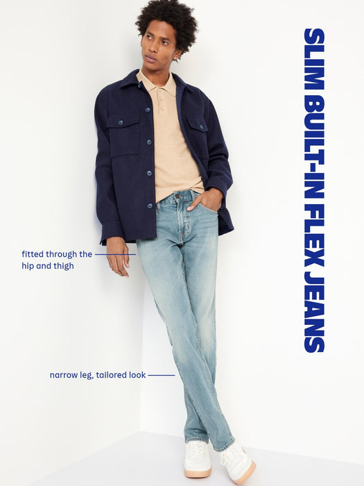 Slim Built-In Flex Jeans