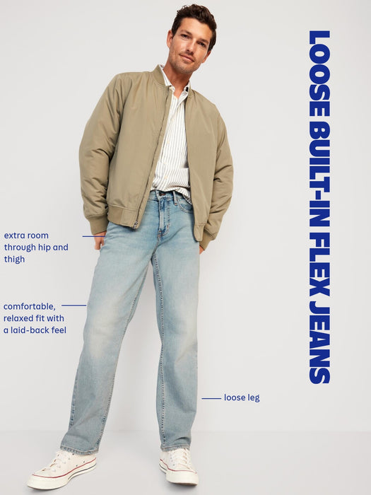Loose Built-In Flex Jeans