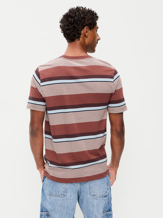 Crew-Neck Striped T-Shirt