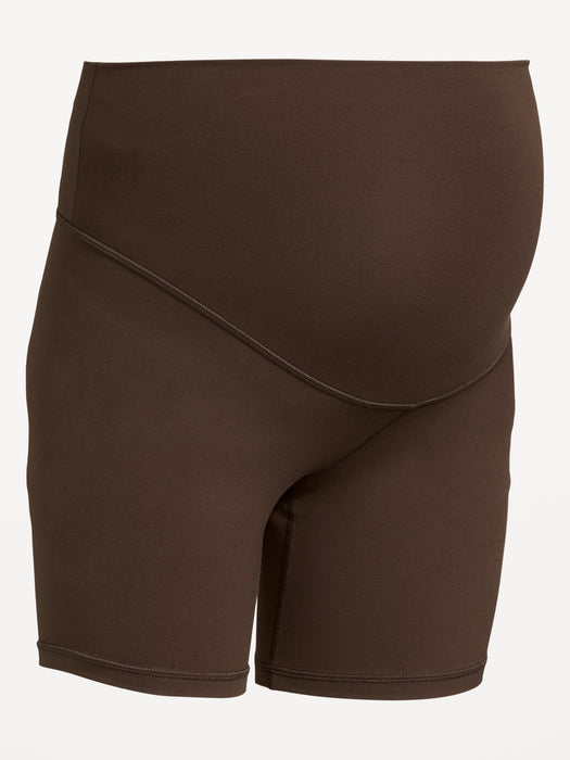 Maternity Full-Panel StudioSmooth Biker Shorts -- 6-inch inseam