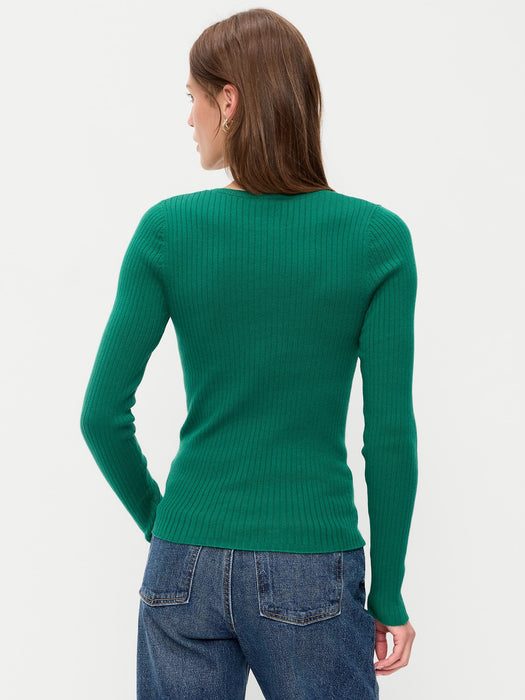 SoSoft Lite Crew-Neck Long-Sleeve Ribbed Sweater