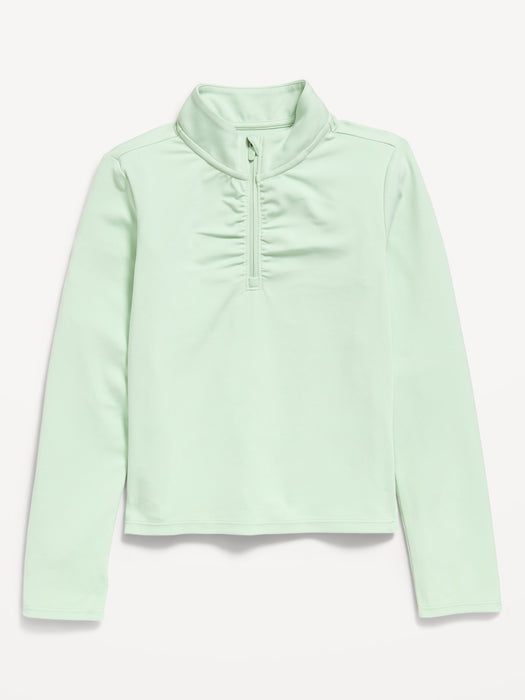StudioSmooth Half-Zip Performance Top for Girls