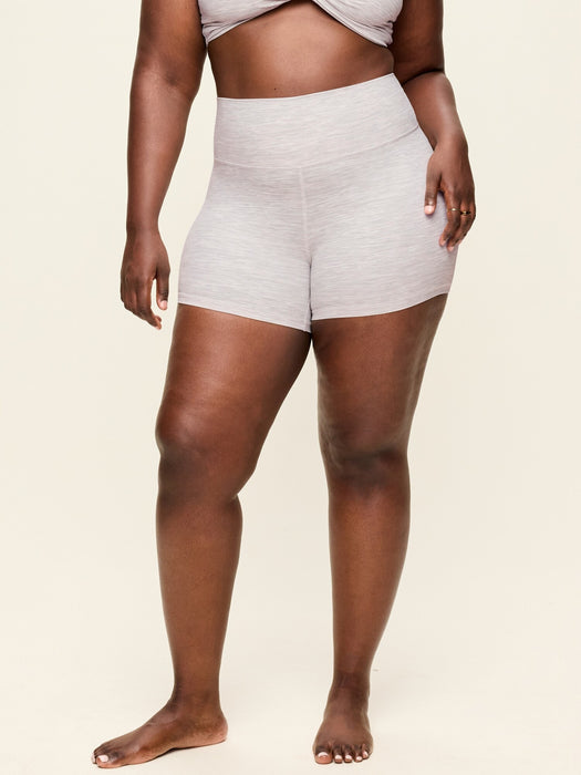 High-Waisted StudioSmooth Biker Shorts -- 4-inch inseam