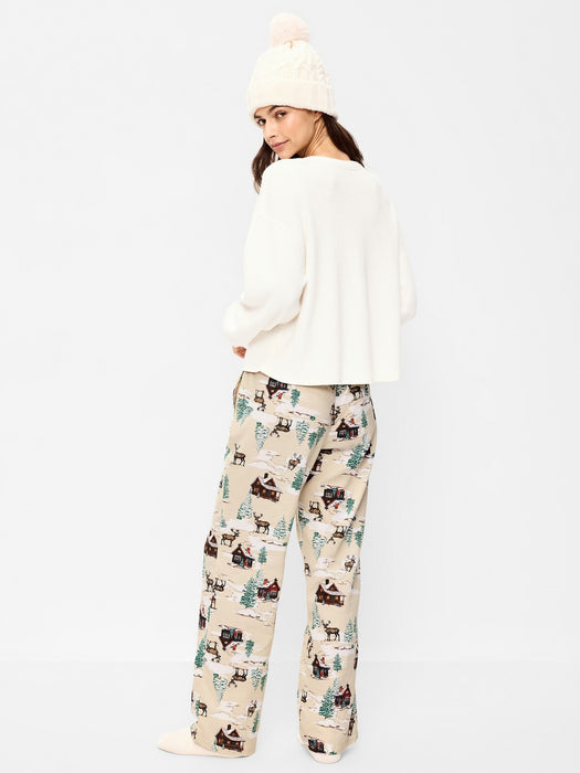 Flannel Pajama Pants for Women