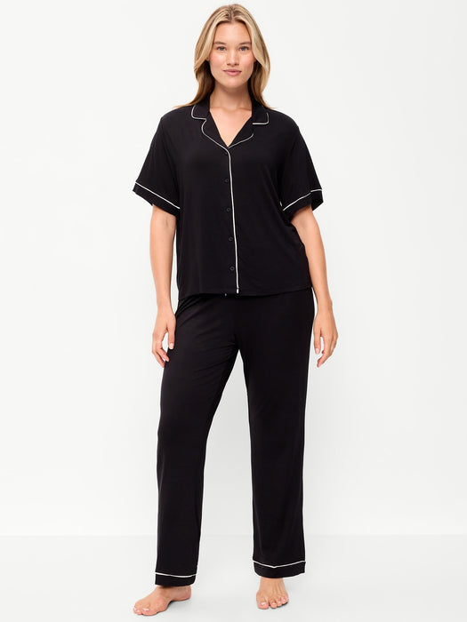 Sunday Sleep Knit Jersey Pant Set