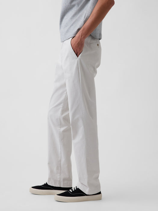Modern Straight Khakis