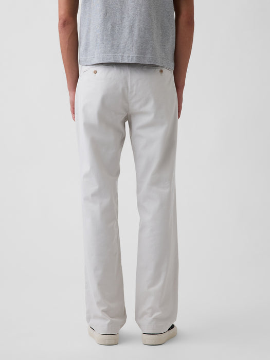 Modern Straight Khakis
