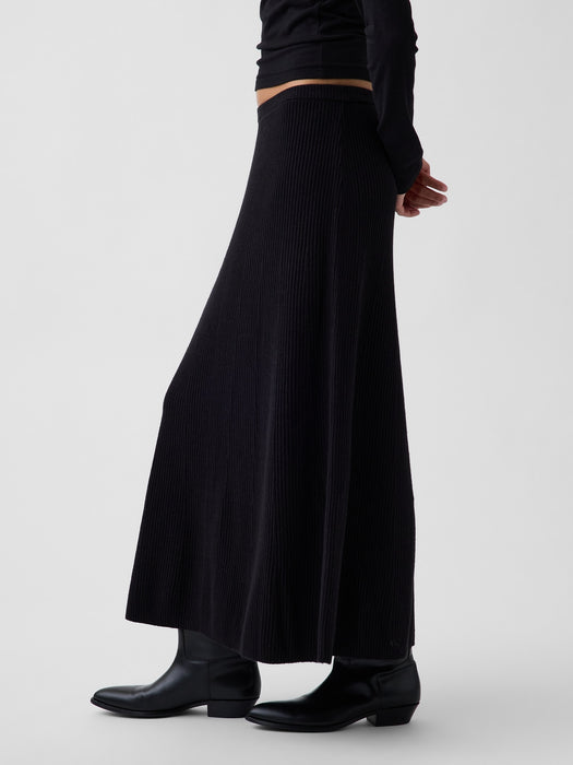 CashSoft Rib Sweater Maxi Skirt