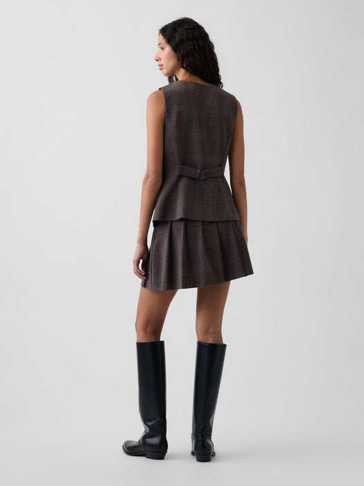 Pleated Mini Skort