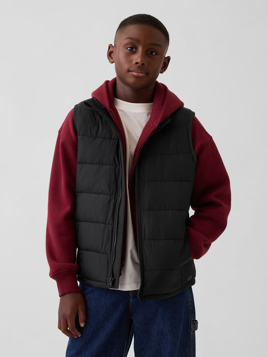 Kids Recycled Lightweight Puffer Vest