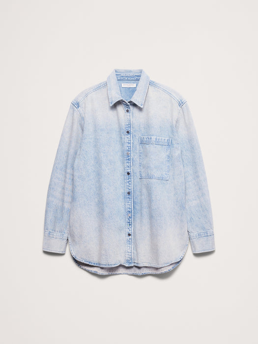 The Oversized Denim Shirt