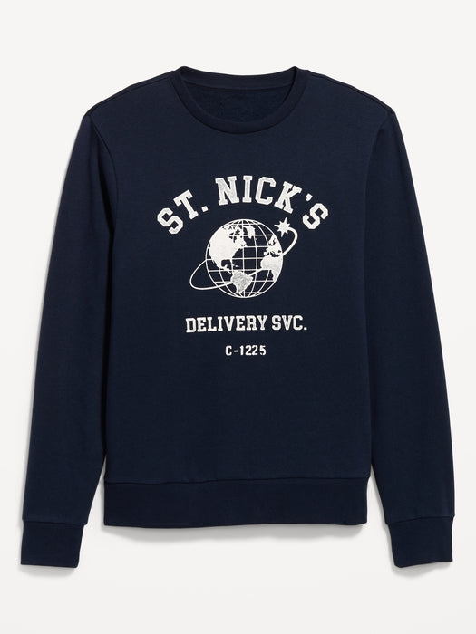 Graphic Crew-Neck Sweatshirt