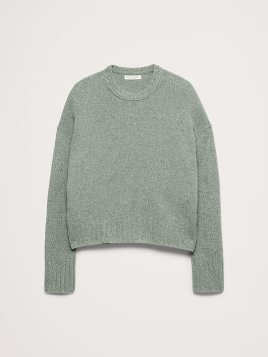 Oversized Midweight Cashmere Crew-Neck Sweater