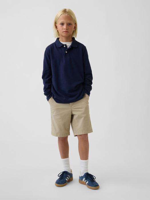 Kids Organic Cotton Uniform Polo Shirt