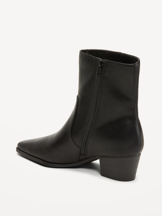 Low-Heel Booties for Women