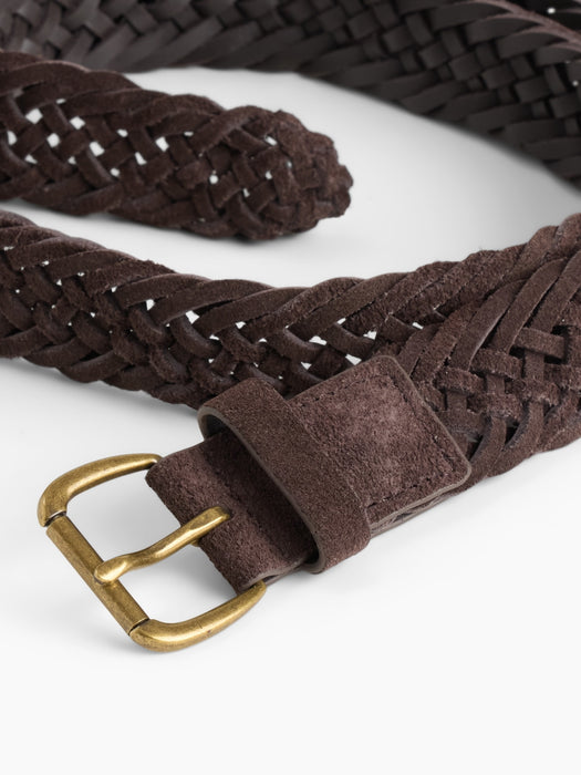 Braided Suede Belt