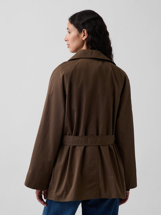Belted Midi Trench Coat