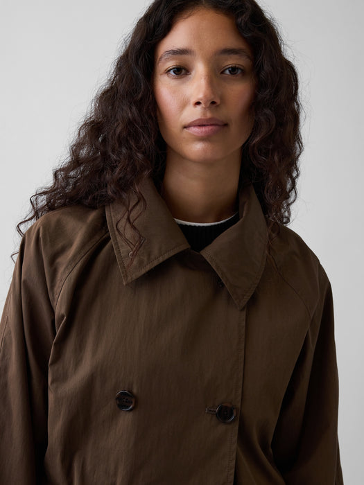 Belted Midi Trench Coat