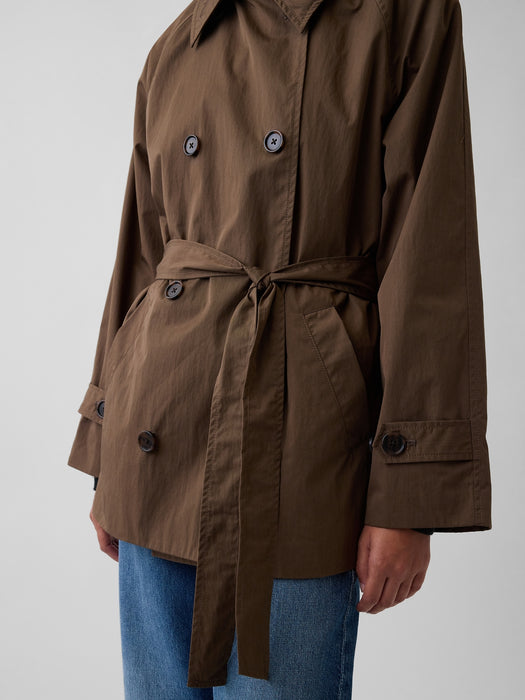 Belted Midi Trench Coat