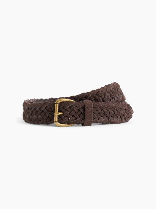 Braided Suede Belt