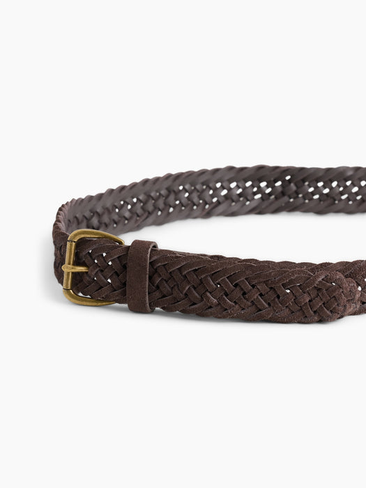 Braided Suede Belt