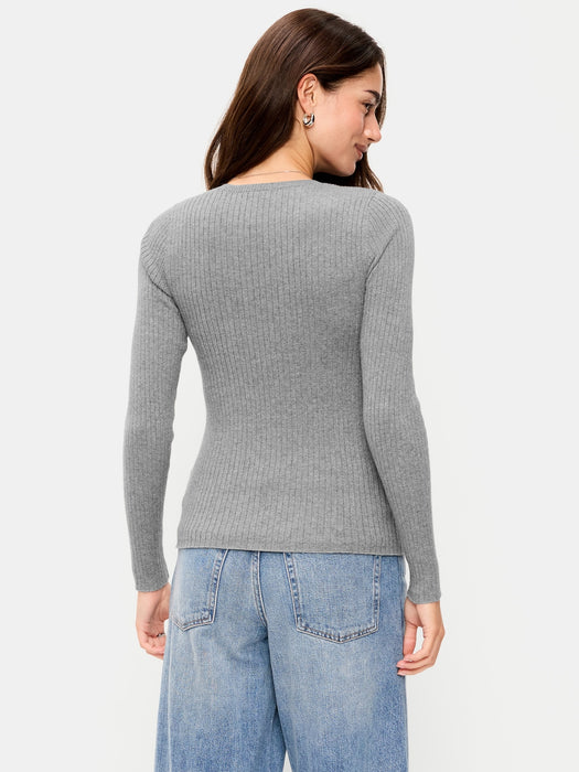 SoSoft Lite Crew-Neck Long-Sleeve Ribbed Top